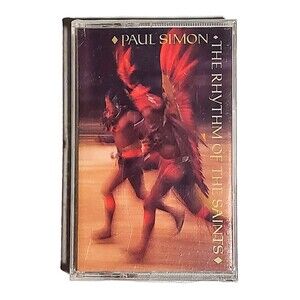 VTG 90s Paul Simon Cassette Rhythm Of The Saints Tape Warner Bros Seale 1990 NOS